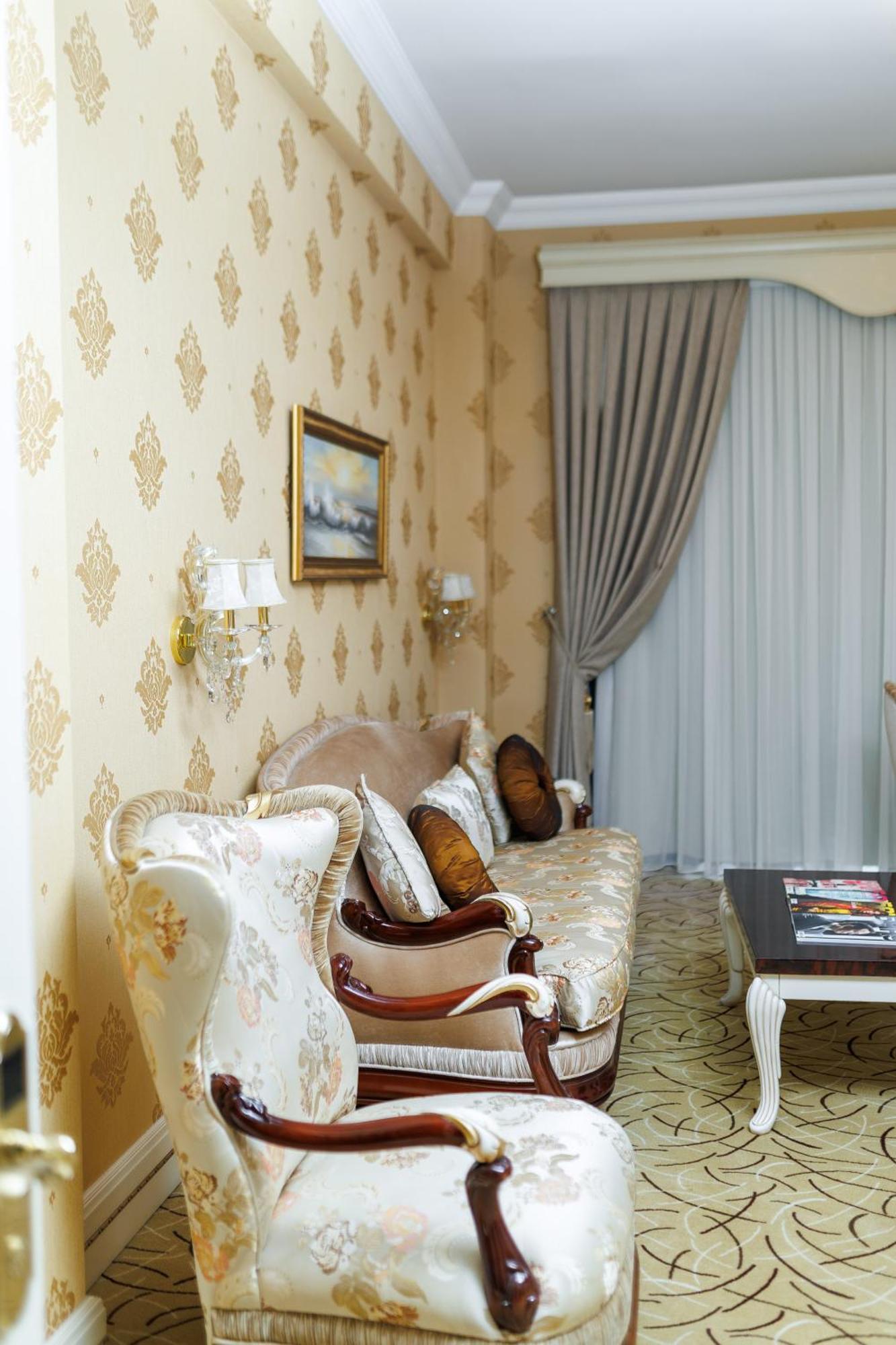 Ayan Palace Hotel Tovuz Exterior foto