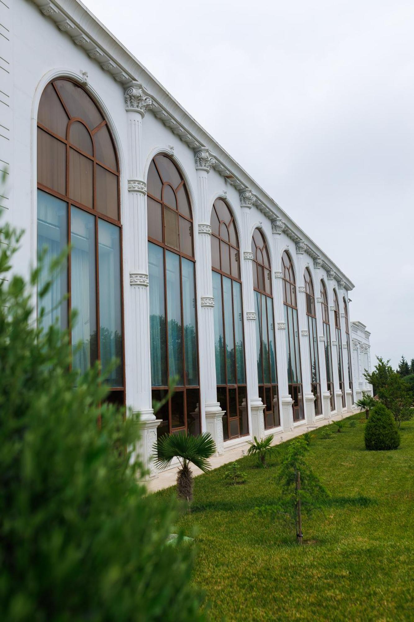 Ayan Palace Hotel Tovuz Exterior foto