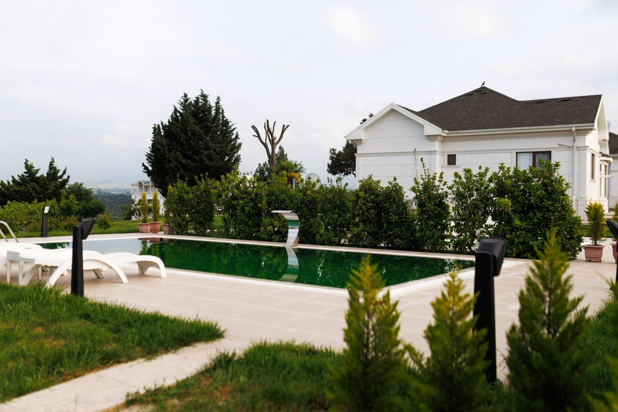 Ayan Palace Hotel Tovuz Exterior foto