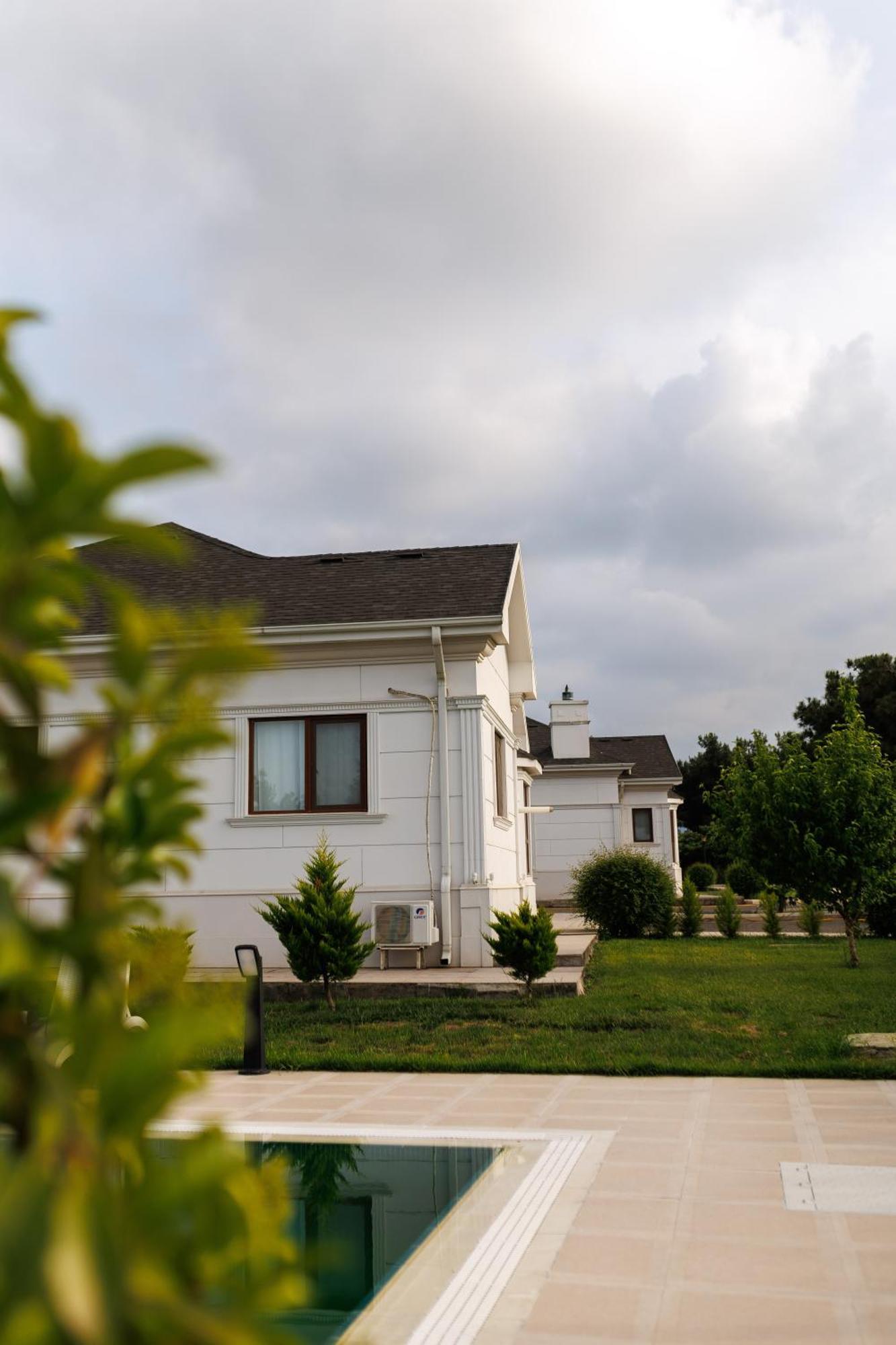 Ayan Palace Hotel Tovuz Exterior foto