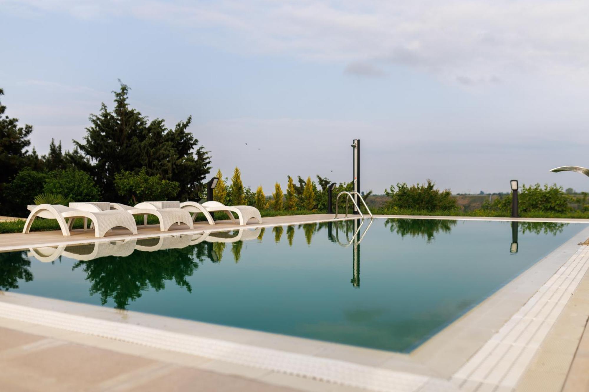 Ayan Palace Hotel Tovuz Exterior foto